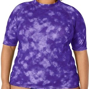 Kanu Surf Womens Plus Size UPF50 Active Rash Guard